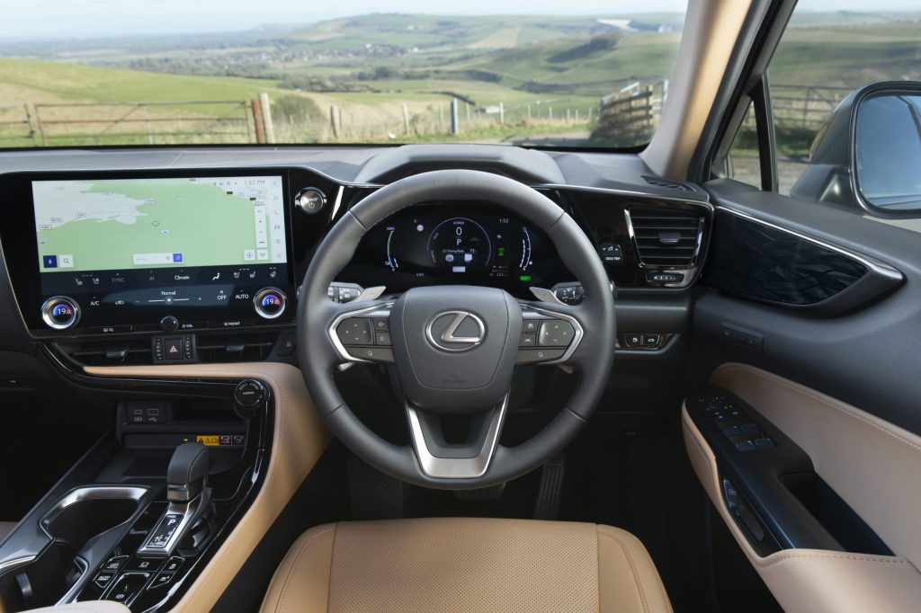 2023 Lexus 450h+ F Sport interior